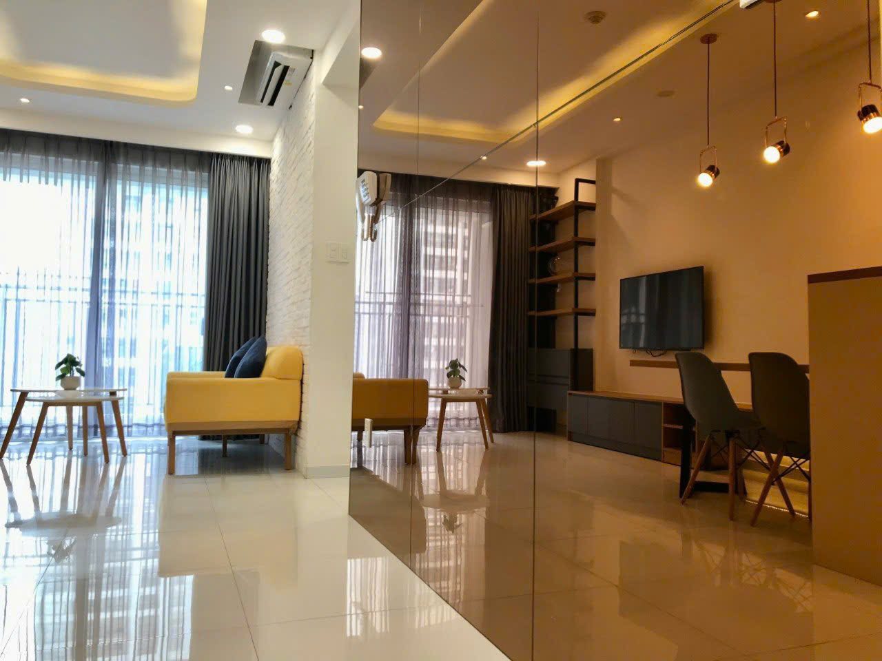 Cho thuê căn hộ Nhà Bè, căn hộ Sunrise RiverSide, 2PN, 70m2, giá thuê 15 triệu/tháng.