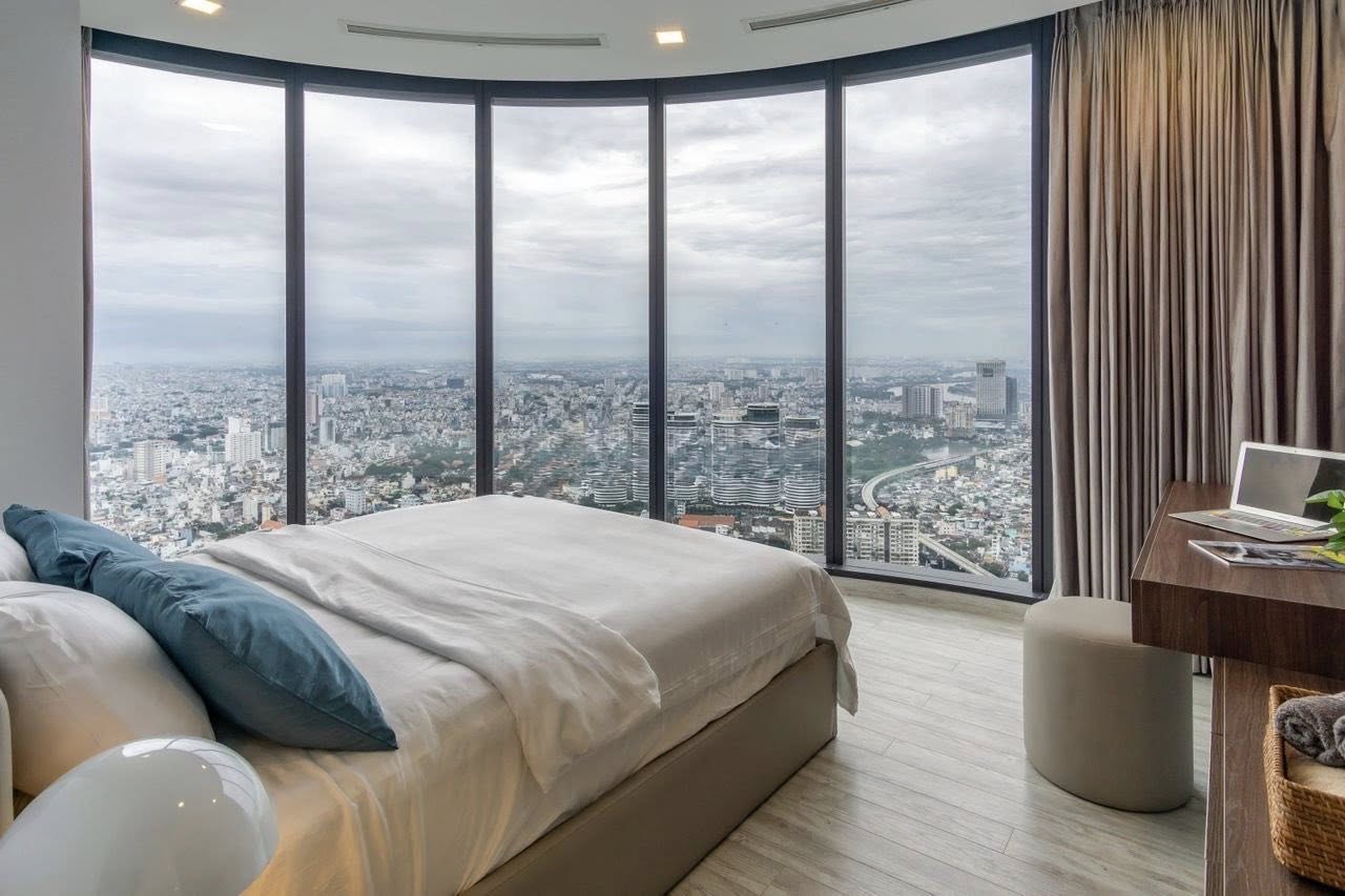 Cho thuê căn hộ Quận 1, căn hộ Vinhomes Golden River, 2PN, 61m2, giá thuê 32 triệu/tháng.