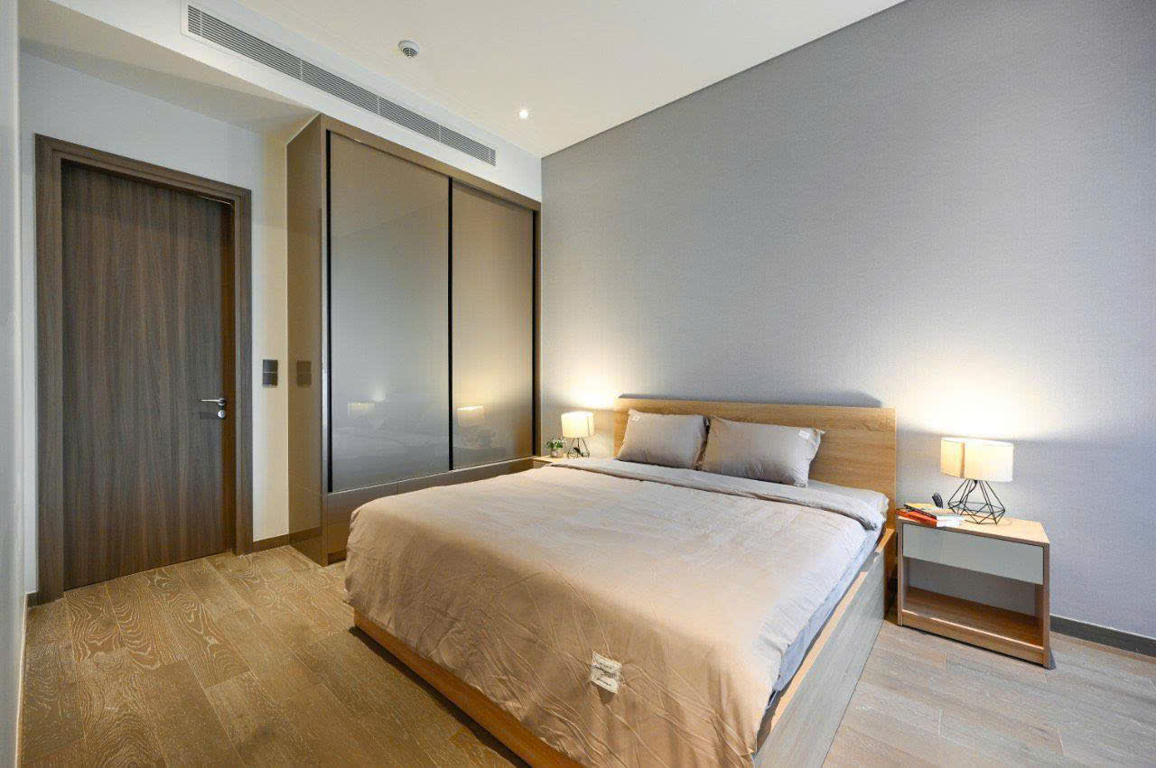 Cho thuê căn hộ Quận 1, căn hộ The Marq, 2PN, 77m2, giá thuê 45 triệu/tháng.