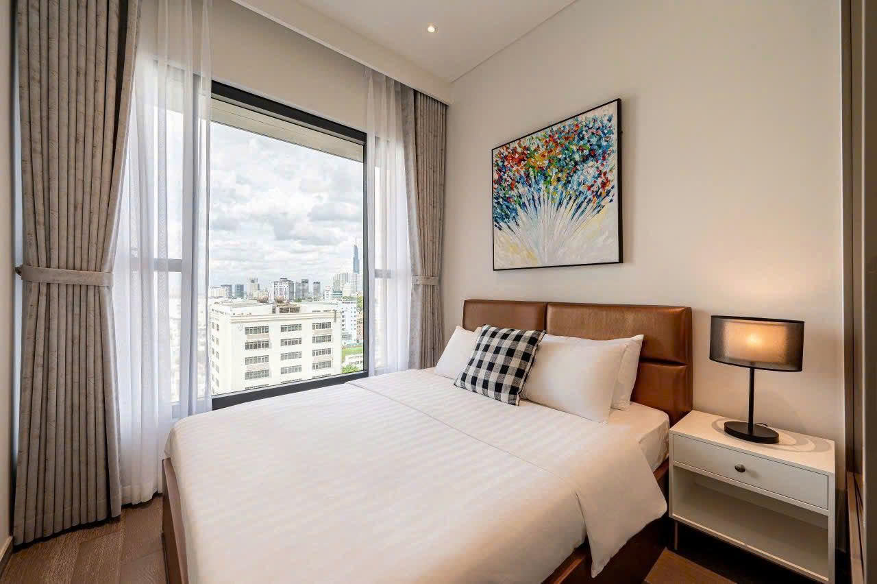 Cho thuê căn hộ Quận 1, căn hộ The Marq, 2PN, 80m2, giá thuê 45 triệu/tháng.