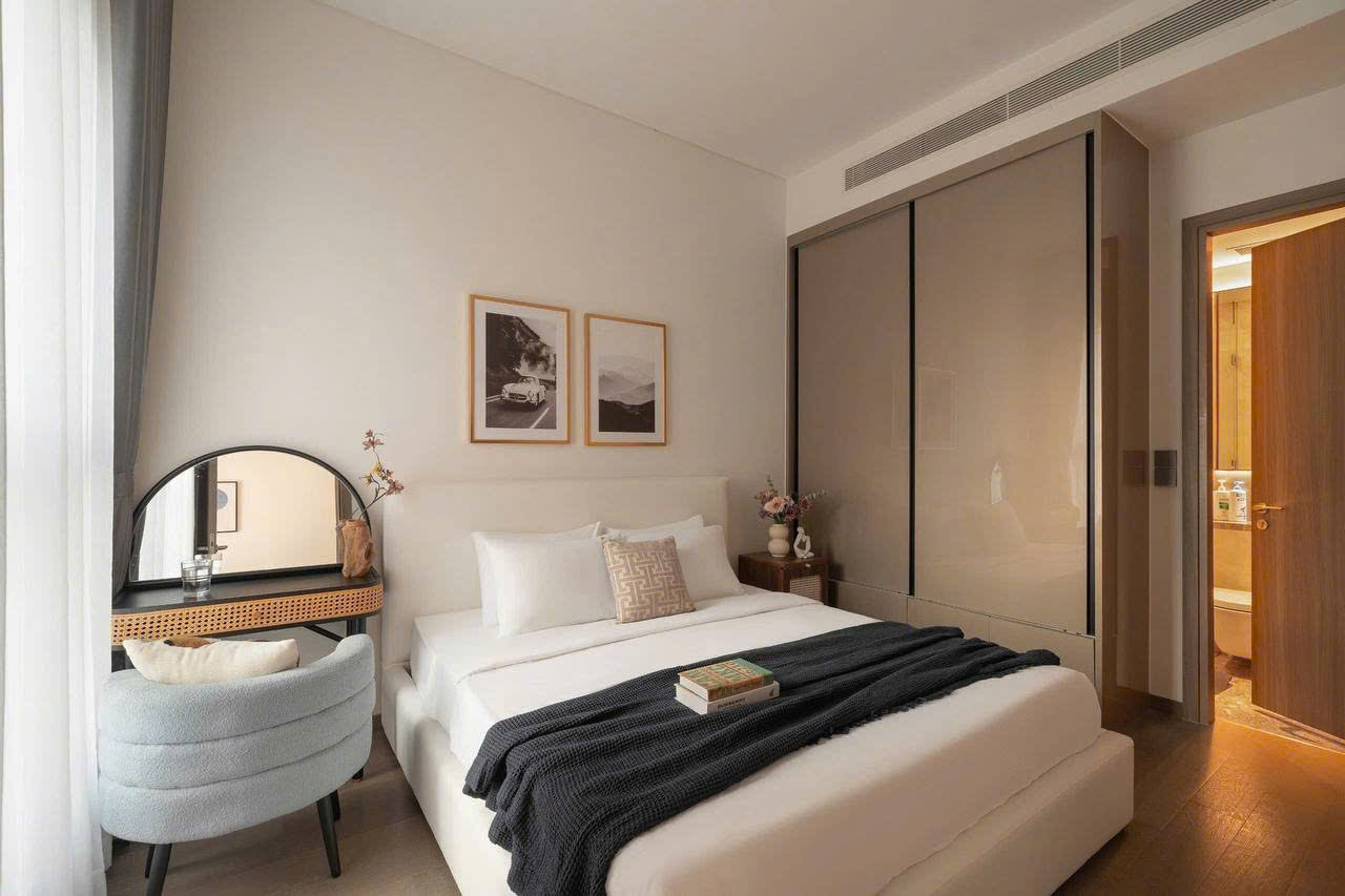 Cho thuê căn hộ Quận 1, căn hộ The Marq, 2PN, 71m2, giá thuê 50 triệu/tháng.