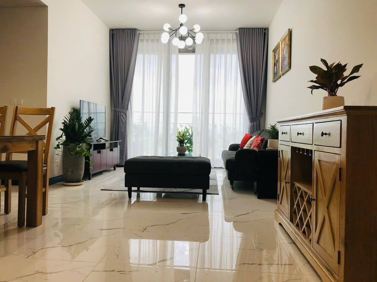 Cho thuê căn hộ Quận 2, căn hộ Empire City Thủ Thiêm, 2PN, 92m2, giá thuê 35 triệu/tháng.