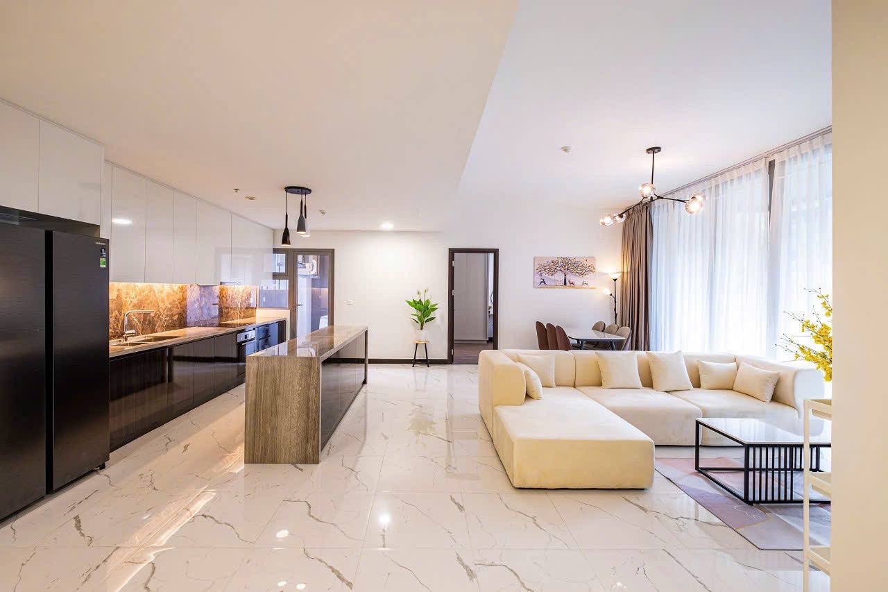 Cho thuê căn hộ Quận 2, căn hộ Empire City Thủ Thiêm, 3PN, 155m2, giá thuê 60 triệu/tháng.