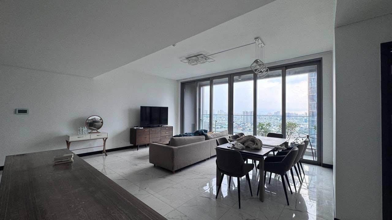 Cho thuê căn hộ Quận 2, căn hộ Empire City Thủ Thiêm, 3PN, 127m2, giá thuê 50 triệu/tháng.