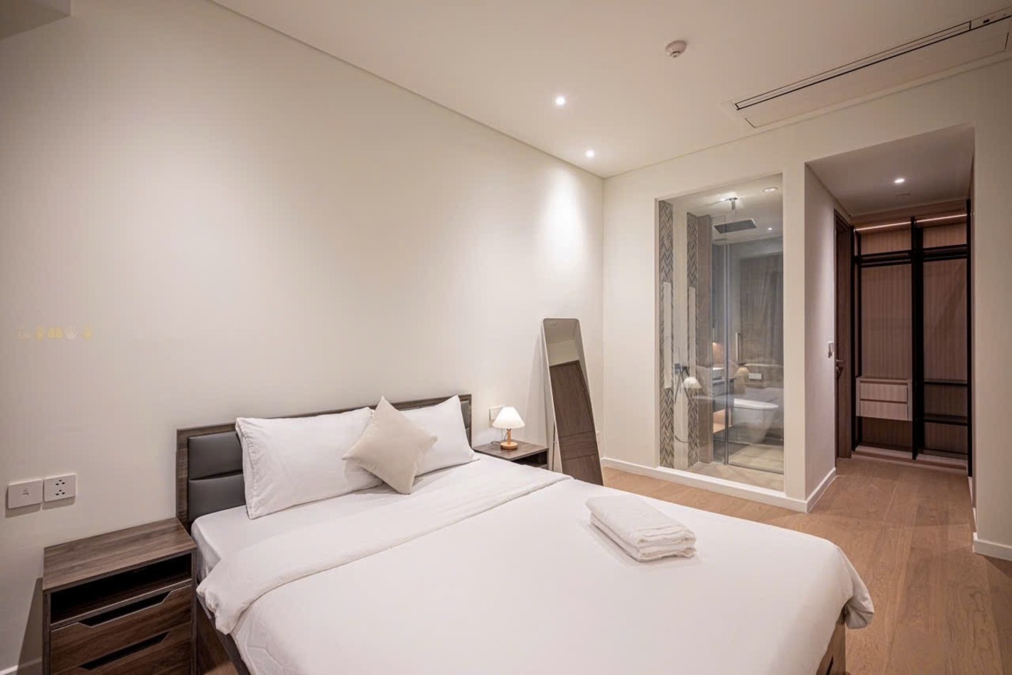 Cho thuê căn hộ Quận 2, căn hộ The Opera Thủ Thiêm, 2PN, 77m2, giá thuê 50 triệu/tháng.