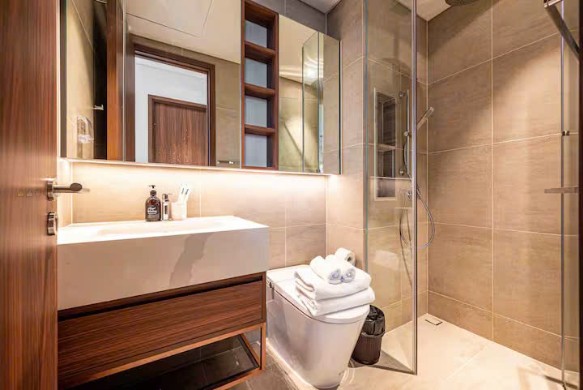 Cho thuê căn hộ Quận 2, căn hộ The Metropole Thủ Thiêm, 2PN, 83m2, giá thuê 50 triệu/tháng.