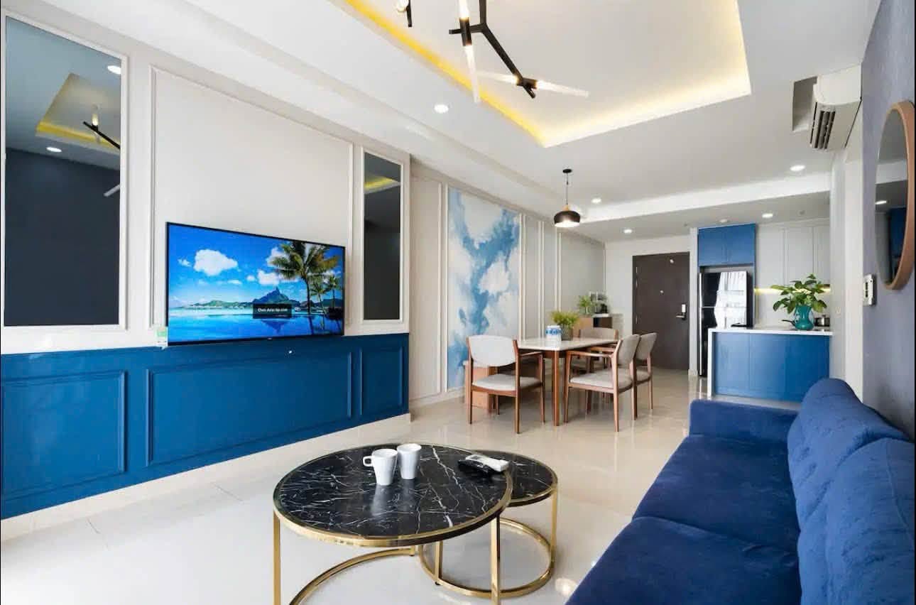 Cho thuê căn hộ Quận 4, căn hộ Saigon Royal, 3PN, 110m2, giá thuê 35 triệu/tháng.